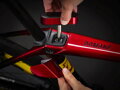 Bicykel Trek Domane SLR 9 Gen 4 červený modrý
