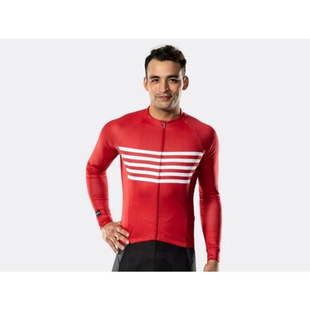 Dres Bontrager Circuit dlhý rukáv červený