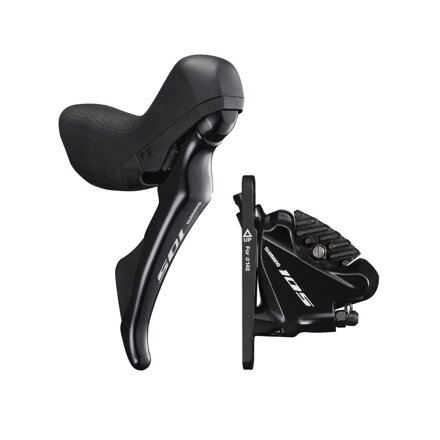 Dual control 105 STR7020/BRR7020 ľavý 2x11-k. mech. rad./hydr.brzda