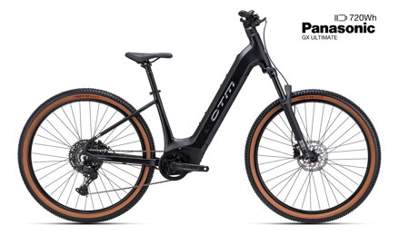 Elektrobicykel CTM ROXXY GX Pro - matná čierna