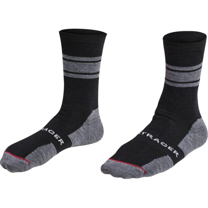 Ponožky Bontrager Race 5 Wool čierna M (40-42)