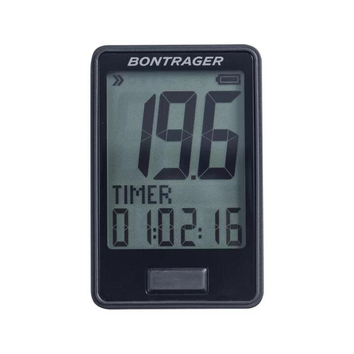 Počítač  Bontrager RIDEtime čierny