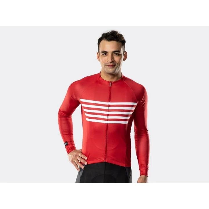 Dres Bontrager Circuit dlhý rukáv červený