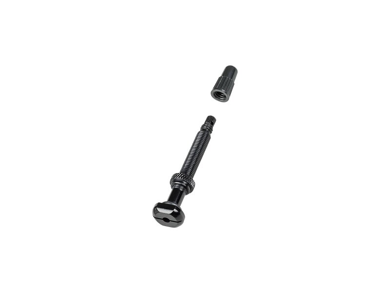 Ventil na bezduš Bontrager 50mm čierny guľatý