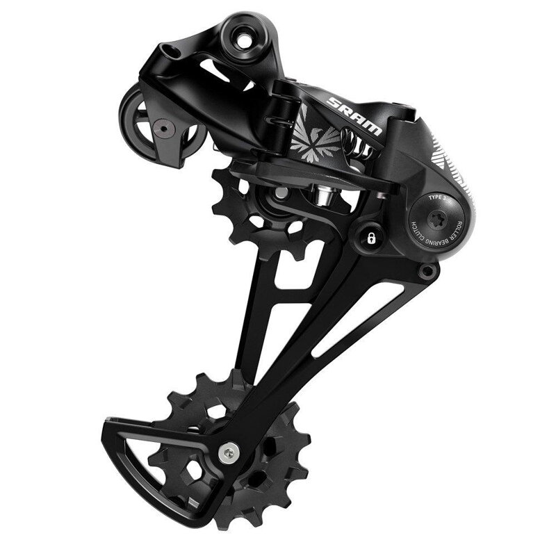 Prehadzovačka SRAM NX Eagle, 12 rýchlostná, čierna