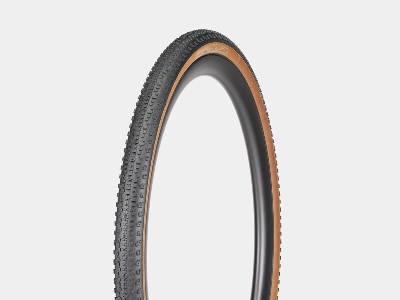 Plášť Bontrager Betasso RSL GX TLR 700x45 čierny, hnedý pás