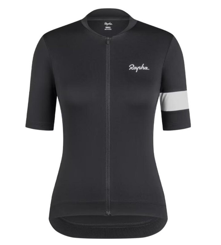 Dámsky cyklistický dres Rapha Core čierny