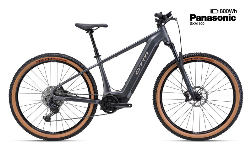 Elektrobicykel CTM Wire GX Pro matná antracitová