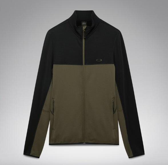Mikina Oakley Canopy Full Zip čierna/zelená