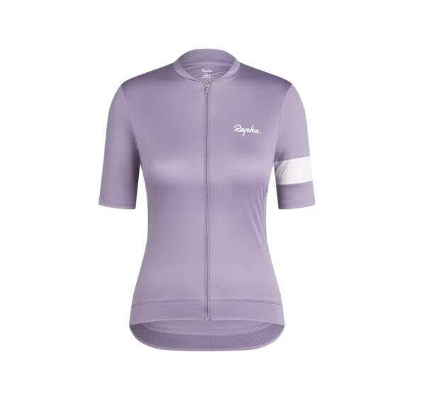 Dámsky cyklistický dres Rapha Core fialový
