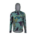 Tričko MIDLAND GRAPHIC LS PULLOVER HOODIE zelené F22
