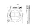 ABUS Ring Lock 4750XL R - Čierna