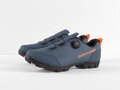Horské tretry Bontrager Evoke - Battleship Blue/rádioaktívna oranžová