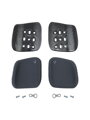 Sada aerodynamických chráničů na lokty Bontrager Aero Arm Pads Set - Čierna