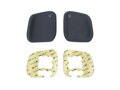 Aerodynamické chrániče na lokty Bontrager Aero Arm Pads - Čierna