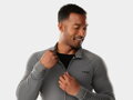 Cyklistický termodres s dlhým rukávom Trek Circuit Thermal Long Sleeve Cycling Jersey - Charcoal