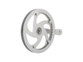 Electra Cruiser 170mm Chainguide Crankset - Strieborná