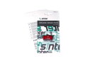 Sinter Shimano D Type Standard Disc Brake Pads - Červená