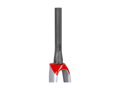Trek 2023 Emonda SL6 700c Rigid Fork - Ortuťová/rádioaktívna červená