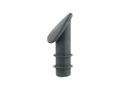 Trek 2024 Slash Alloy Lower Downtube Cable Exit Plug - Čierna