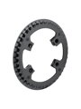 Prowheel 42T 10/11-Speed Chainring with Bashguard - Čierna