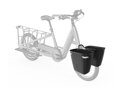 Súprava predných sedlových vakov a nosiča Trek Fetch+ 2 Front Pannier and Rack Kit - Čierna