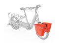 Súprava predných sedlových vakov a nosiča Trek Fetch+ 2 Front Pannier and Rack Kit - Viper Red