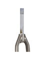 Trek 2021 Verve Aluminum 700c Disc Rigid Forks - Metalická tmavá strieborná
