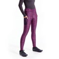 Nohavice dámske W SUGAR THERMAL CYC fialové F22