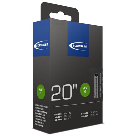 SCHWALBE Duša AV6 20x1.1/1.50 AV 40mm (28/40-406) 95g