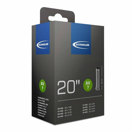 SCHWALBE Duša AV7 20x1.50/2.00 AV 40mm (40/62-406) 145g
