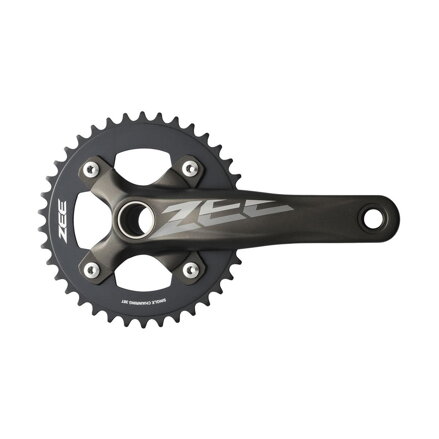 SHIMANO FC-M640 Stred ZEE 165mm (68/73mm) 10-k. čierny HTII ložiskom