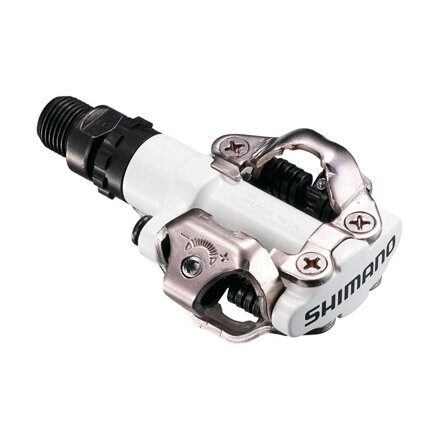 SHIMANO PD-M520 Pedále MTB SPD biele+zar. SM-SH51