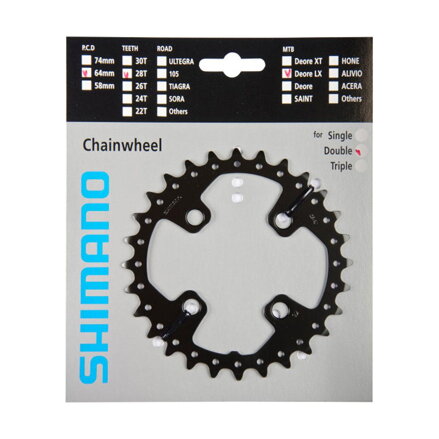 SHIMANO FC-M675 Prevodník 28z. SLX 64mm