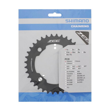 SHIMANO FC-M640 Prevodník 36z. ZEE čierny 104mm