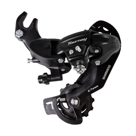 SHIMANO 6/7-k. Prehadzovačka Tourney TY300 s hákom OEM