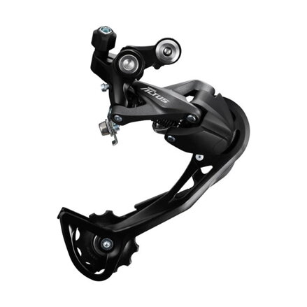 SHIMANO RD-M2000 Prehadzovačka Altus 9-k. čierna super dlhé ramienko Shadow