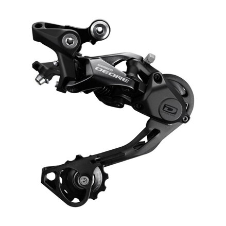 SHIMANO RD-M6000 Prehadzovačka Deore 10-k. čierna dlhé ramienko Shadow+