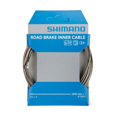 SHIMANO Lanko brzdové cestné 3500mmx1,6mm nerezové tandem