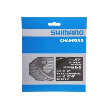 SHIMANO FC-M8000 Prevodník 28z. XT 38/28z. čierny 64mm