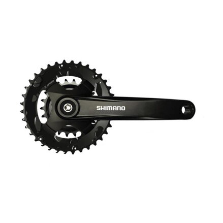 SHIMANO FC-MT101 Stred Altus 175mm 36/22z. 9-k. čierny bez krytu na štvorhran