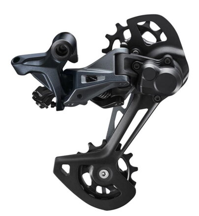 SHIMANO RD-M7120 Prehadzovačka SLX 2x12-k. čierna super dlhé ramienko Shadow+