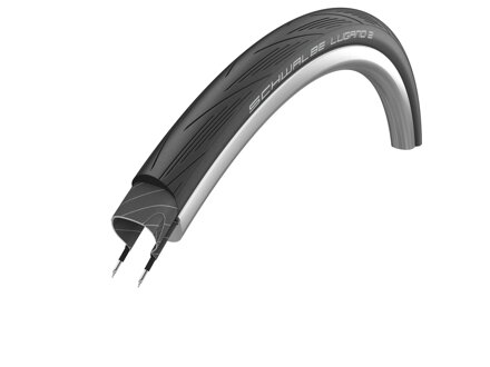 SCHWALBE Plášť LUGANO II ENDURANCE (25-622) 700x25C Active 50EPI 490g Čierny