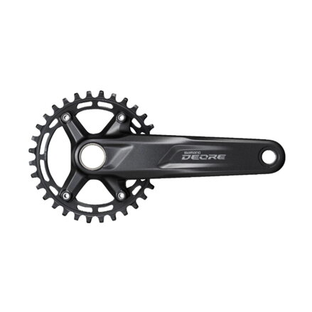 SHIMANO FC-M5100 Stred Deore 175mm 30z. 10/11-k. čierny dvojdielny bez ložísk