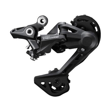 SHIMANO RD-M4120 Prehadzovačka Deore 10-k. čierna super dlhé ramienko Shadow