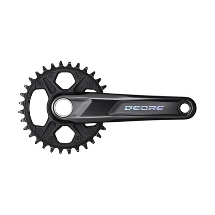 SHIMANO FC-M6100 Stred Deore 175mm 32z. 12-k. BOOST čierny dvojdielny bez ložísk