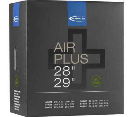 SCHWALBE Duša AIR PLUS AV19 AP 29x1.75/2.40 AV(40/62-622) 40mm 320g