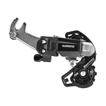 SHIMANO Prehadzovačka Tourney RD-TY200 SS 6/7-k. s hákom čierna
