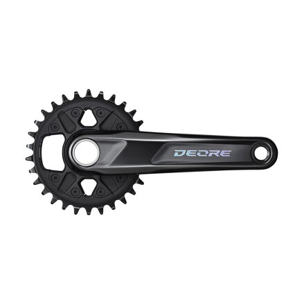 SHIMANO FC-M6100 Stred Deore 170mm 30z. 12-k. čierny dvojdielny bez ložísk