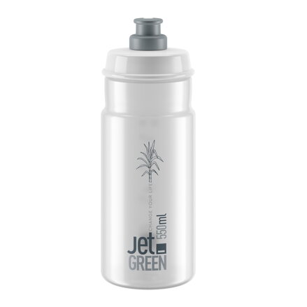 ELITE Fľaša JET GREEN 550 transparentná